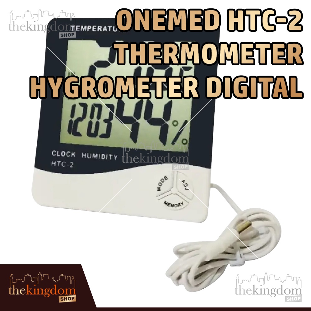 Jual Onemed HTC-2 Thermometer Hygrometer Digital Termometer Thermo ...