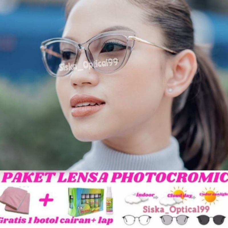 Jual Frame Kacamata Photocromic Kacamata Minus Antiradiasi