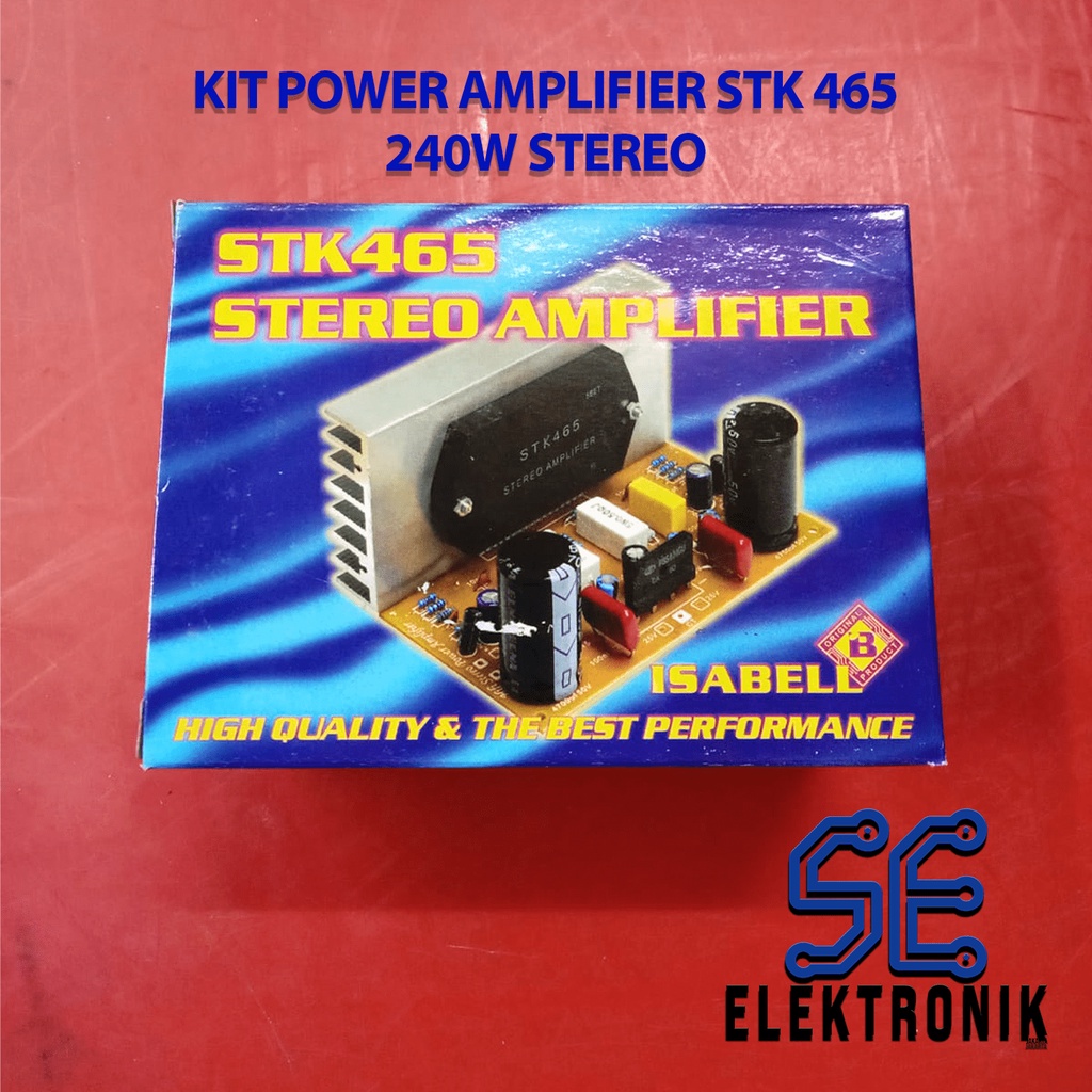 Jual Kit Power Amplifier STK 459 - 465 Stereo 240 W | Shopee Indonesia