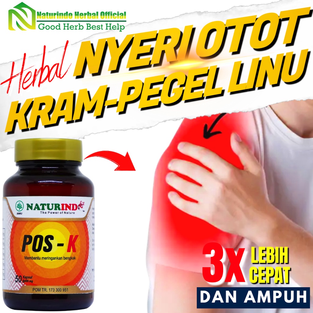 Jual Jamu Pegel Linu Posk Obat Otot Nyeri Pegal Linu Naturindo Shopee