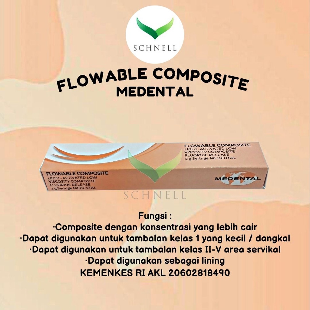 Jual Flowable Composite (MEDENTAL) /Komposit/Tambalan Gigi | Shopee ...