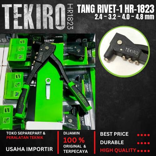 Jual Jual TEKIRO Tang Rivet -1 HR-1823 Original Hand Rivetter Ripet ...