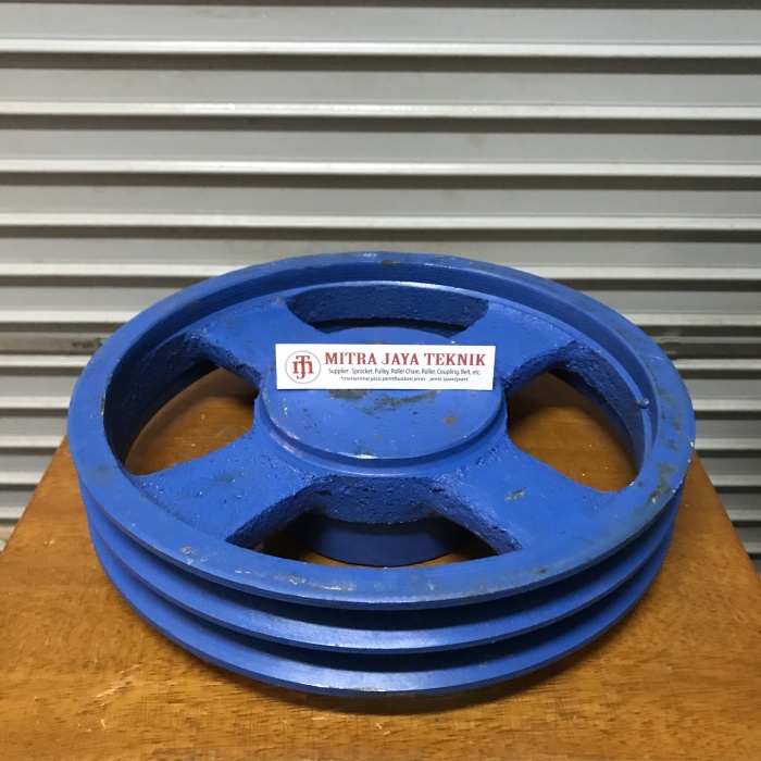 Jual PULI BESI JARI B2 x 10 inch PULLY PULLEY POLLY POLI 2 JALUR ...