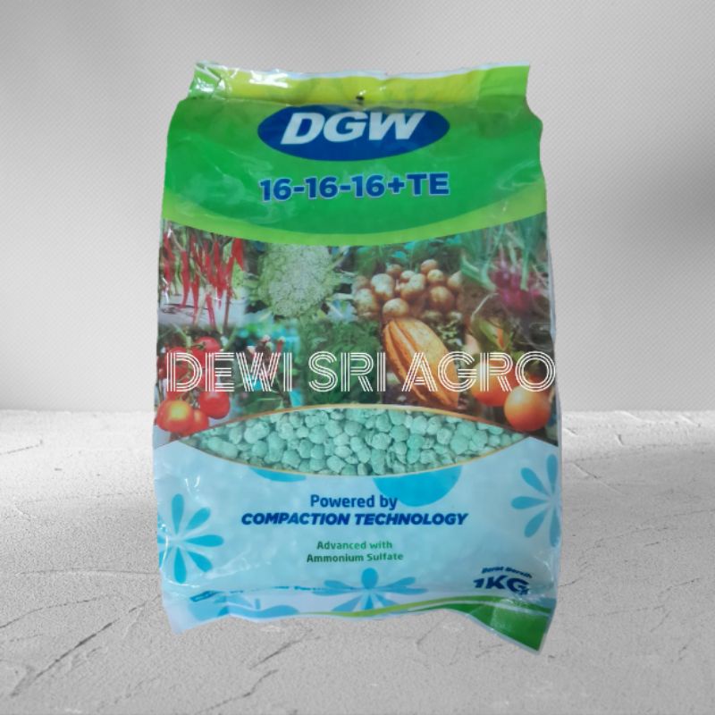 Jual PUPUK NPK 16-16-16+TE DGW 1 KG KEMASAN PABRIK | Shopee Indonesia