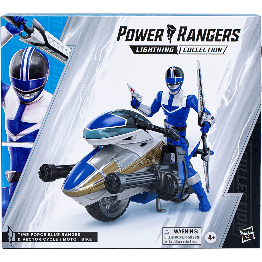 Jual Power Rangers Lightning Collection Time Force Blue Ranger Vector ...