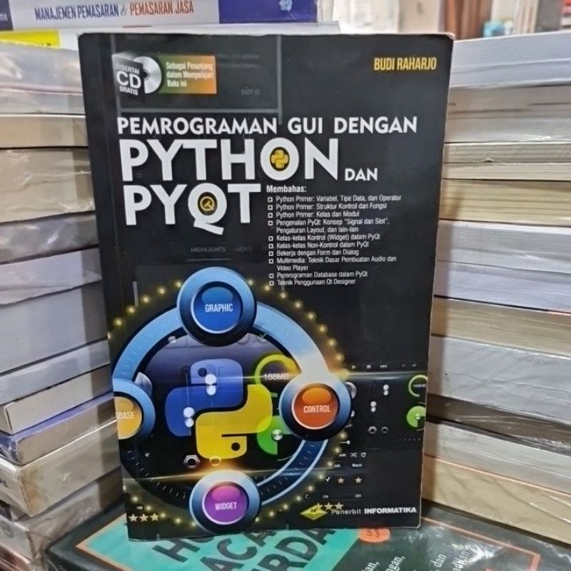 Jual Pemrograman Gui Dengan Python Dan Pyqt By Budi Rahardjo Shopee Indonesia 7679