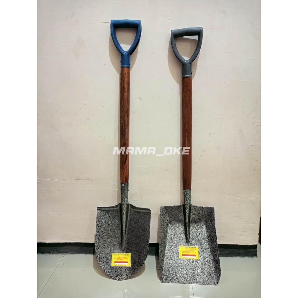 Jual Sekop Crocodile Gagang Kayu Coating Hammertone | Shopee Indonesia