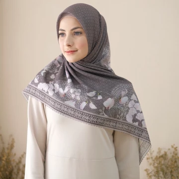 Mevrouw Hijab JAMILA 120x120 Ultrafine Lasercut