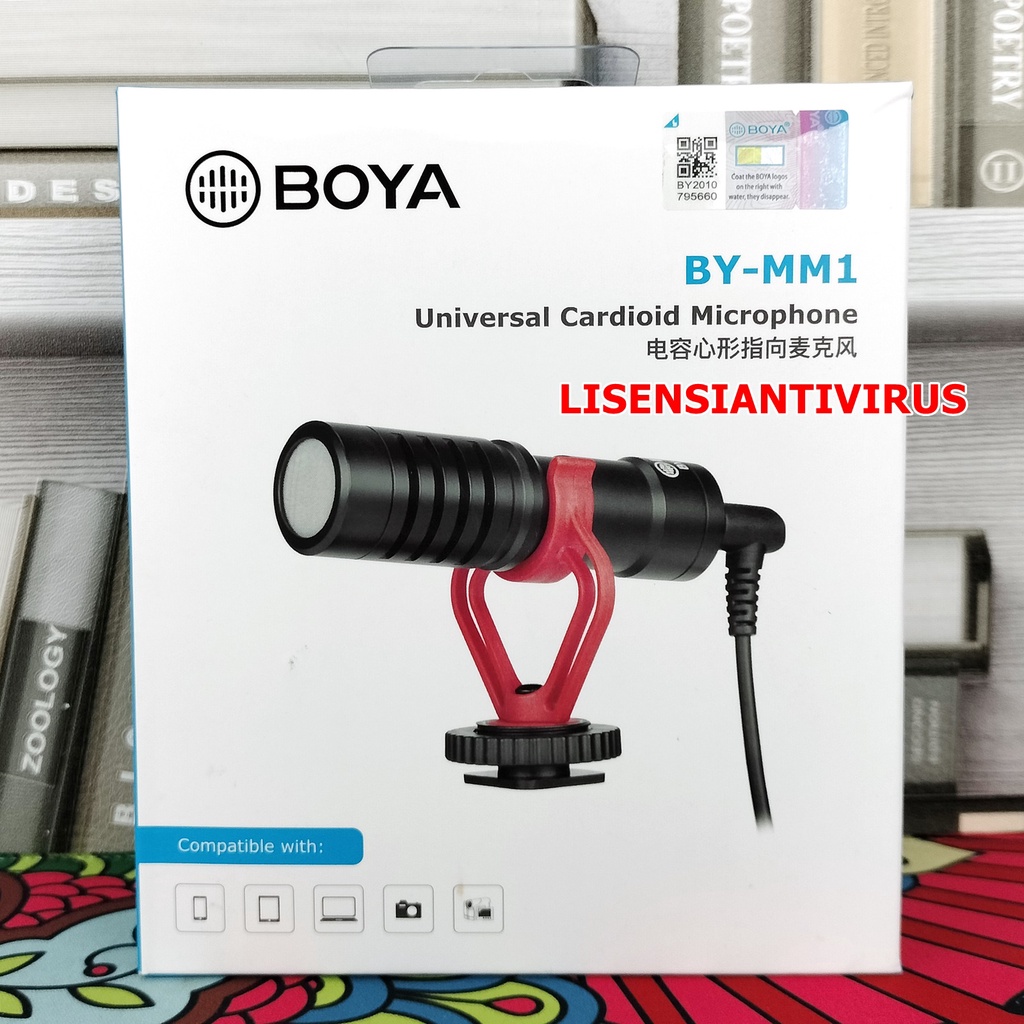 BOYA BY-MM1 Shotgun Smartphone Cámara De Grabación De Vídeo Micrófono