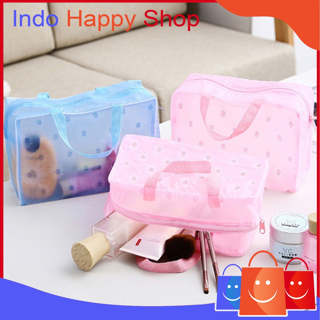 Jual ⭐️𝐈𝐇𝐒 𝟎𝟑𝟑 𝐒𝐮𝐫𝐚𝐛𝐚𝐲𝐚⭐️Tas Make Up Tas Kosmetik Transparan Anti Air