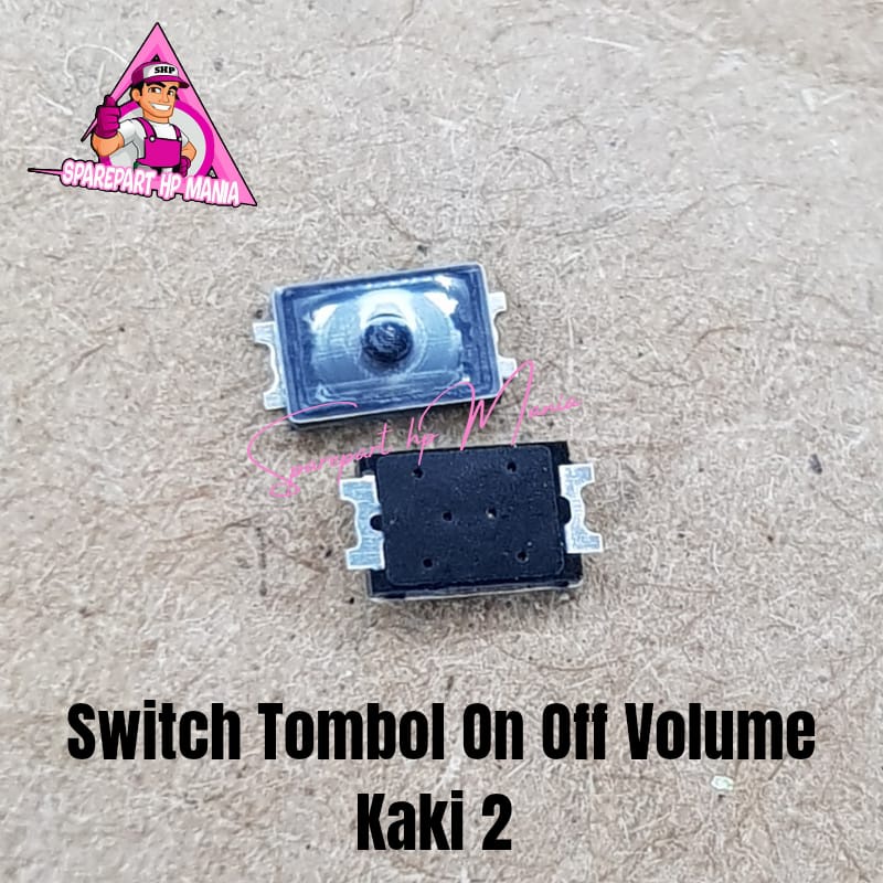 Jual SWITCH TOMBOL ON OFF VOLUME 2 KAKI / PIN ANDROID UNIVERSAL SWIT ...