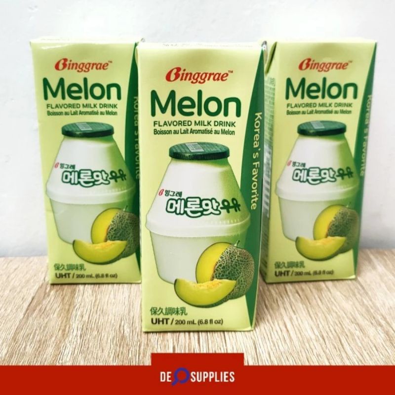 Jual Binggrae Melon Milk 200ml - Susu Korea Rasa Melon Bingre UHT ...