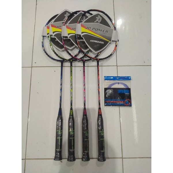 Jual Bonus senar Raket badminton Jp power nanomax 700 murah | Shopee ...