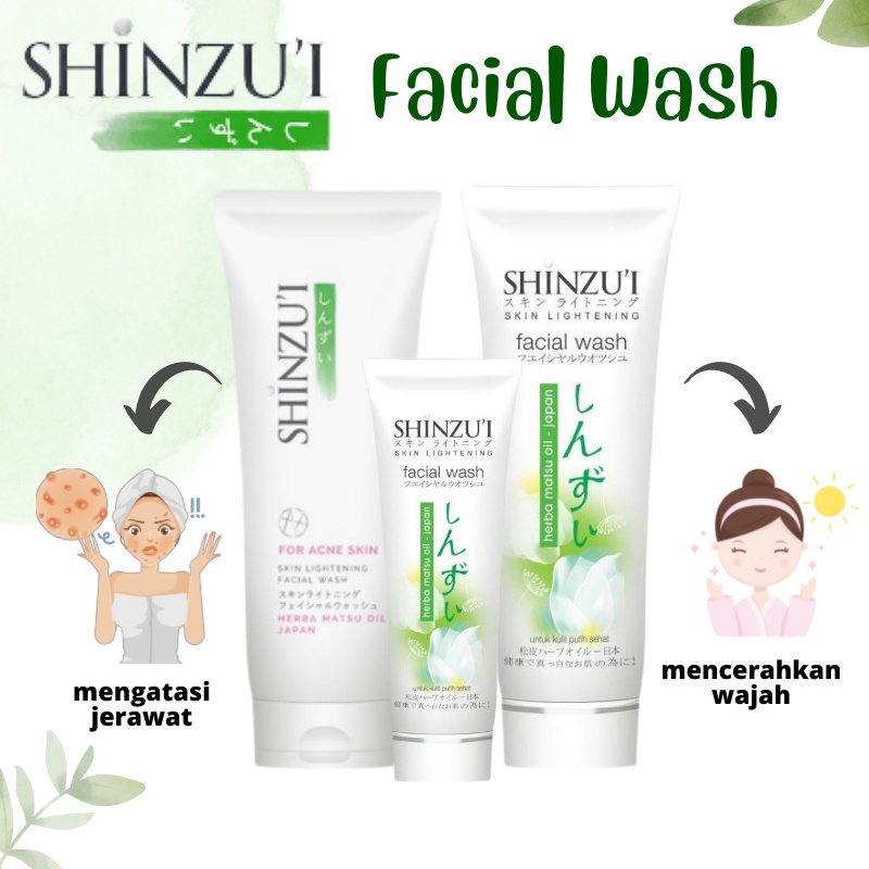 Jual Laamia Shinzui Skin Lightening Facial Wash For Acne 4080ml
