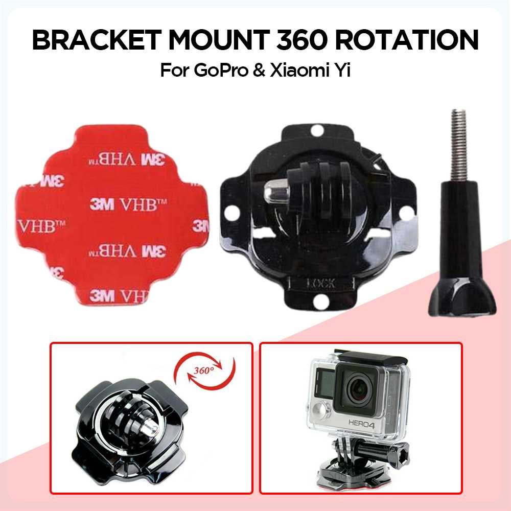 Jual Bracket Mount 360 Rotation for GoPro Xiaomi Yi | Shopee Indonesia