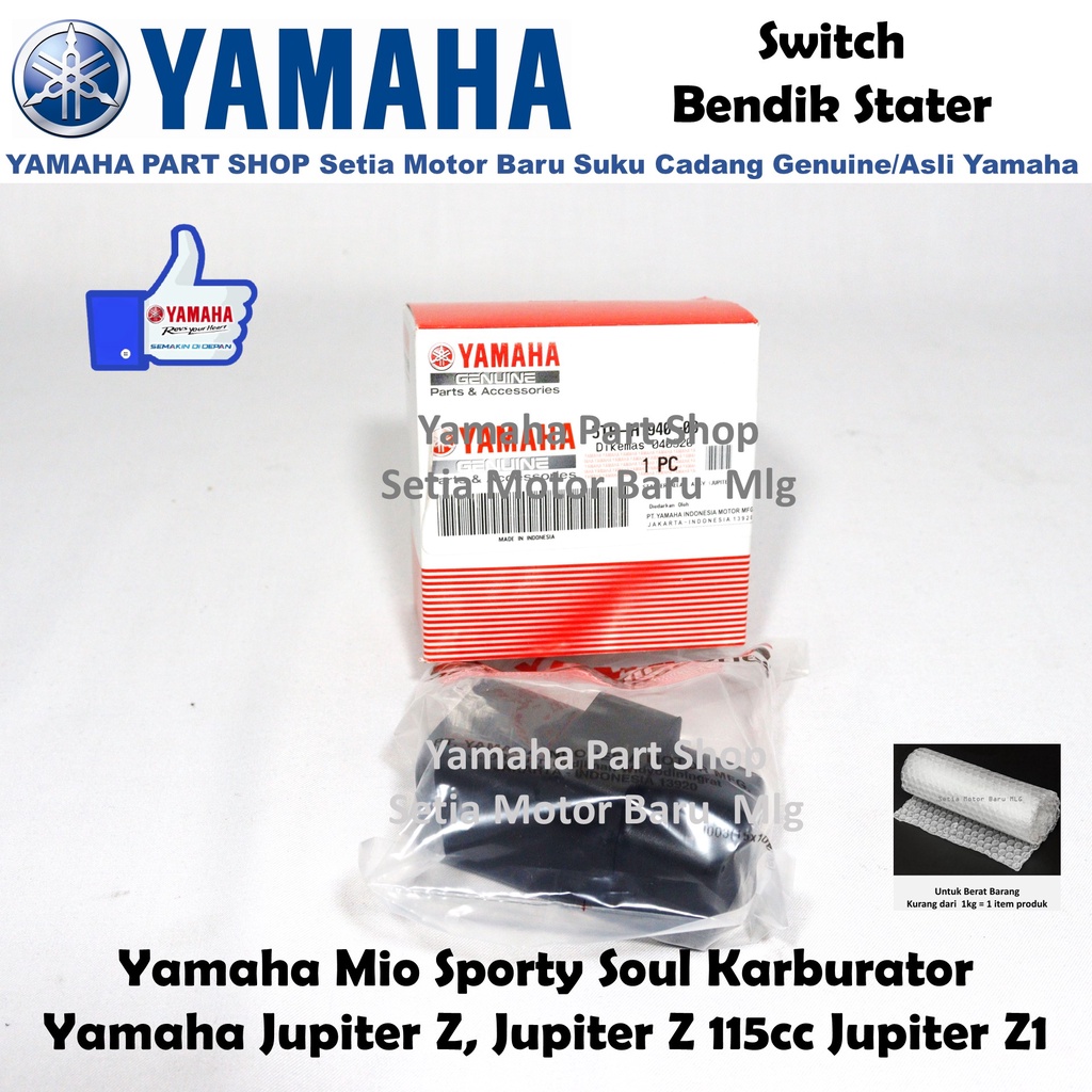 Jual Switch Bendik Relay Starter Mio Sporty Soul Jupiter Z Z1 Z115 Asli