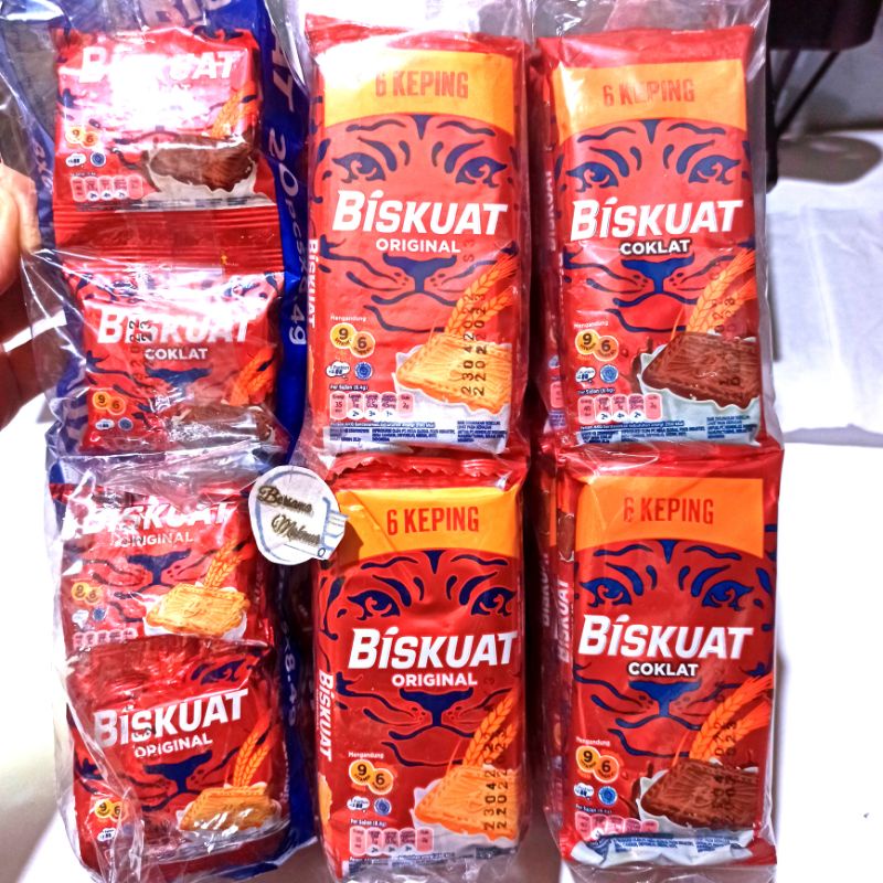 Jual Biskuat Biskuit Coklat And Original 1 Pack Isi 20bks Shopee