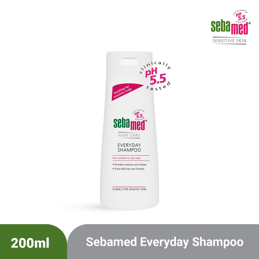 Sebamed Everyday Shampoo 200ml Every day Shampo 200 ml Sampo Normal to Dry Hair Rambut Kering