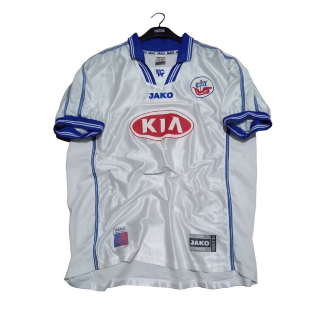 Fanion De Voiture FC Hansa Rostock - 16 X 9 Cm - Vintage Bundesliga RDA