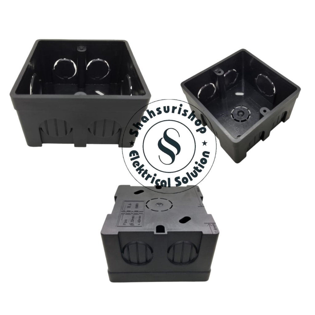 Jual SCHNEIDER INBOWDUS KOTAK SWB_727245 WALL BOX HITAM TEBAL | Shopee ...