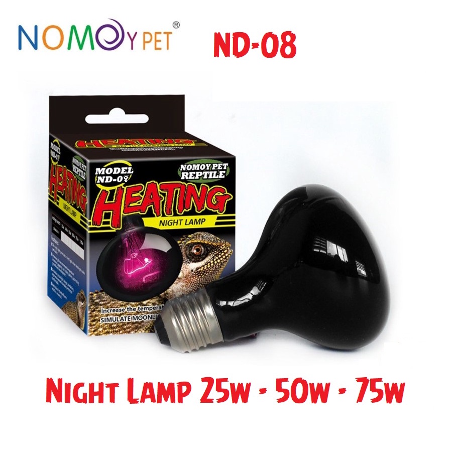 Jual 50w UVA NIGHT GLO HEAT LAMP Lampu Malam NOMOY ND-08 Penghangat ...