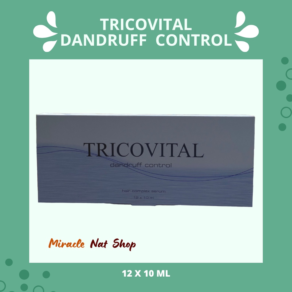 Jual TRICOVITAL DANDRUFF CONTROL HAIR COMPLEX SERUM 12X10 ML / SERUM ...