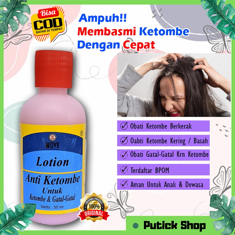 Jual Obat Ketombe Paling Ampuh Lotion Nove Anti Ketombe / Pembasmi