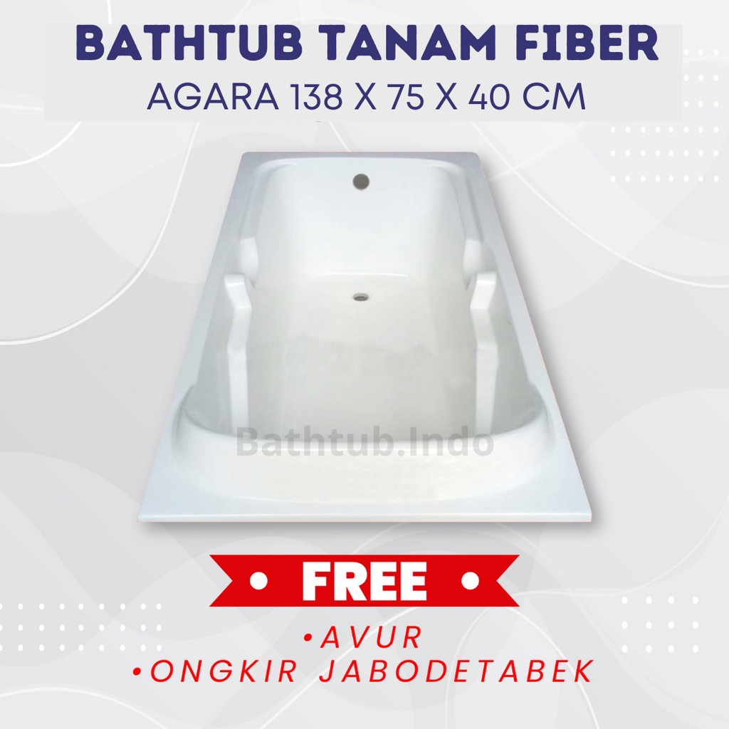 Jual BATHTUB TANAM AGARA Fiber FREE Gratis Ongkir Jabodetabek Shopee