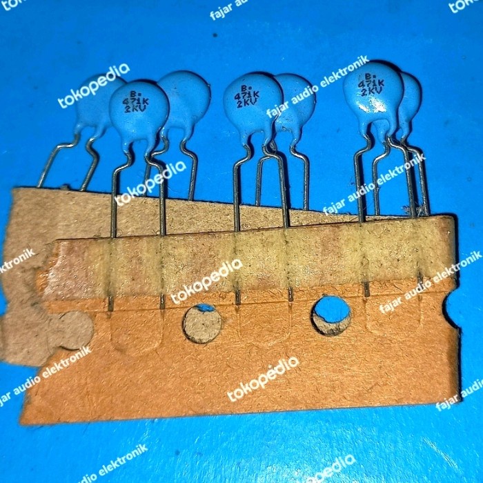 Jual kapasitor 471K 2KV 471 470pf 2000v 2000 v capasitor capacitor 470 ...