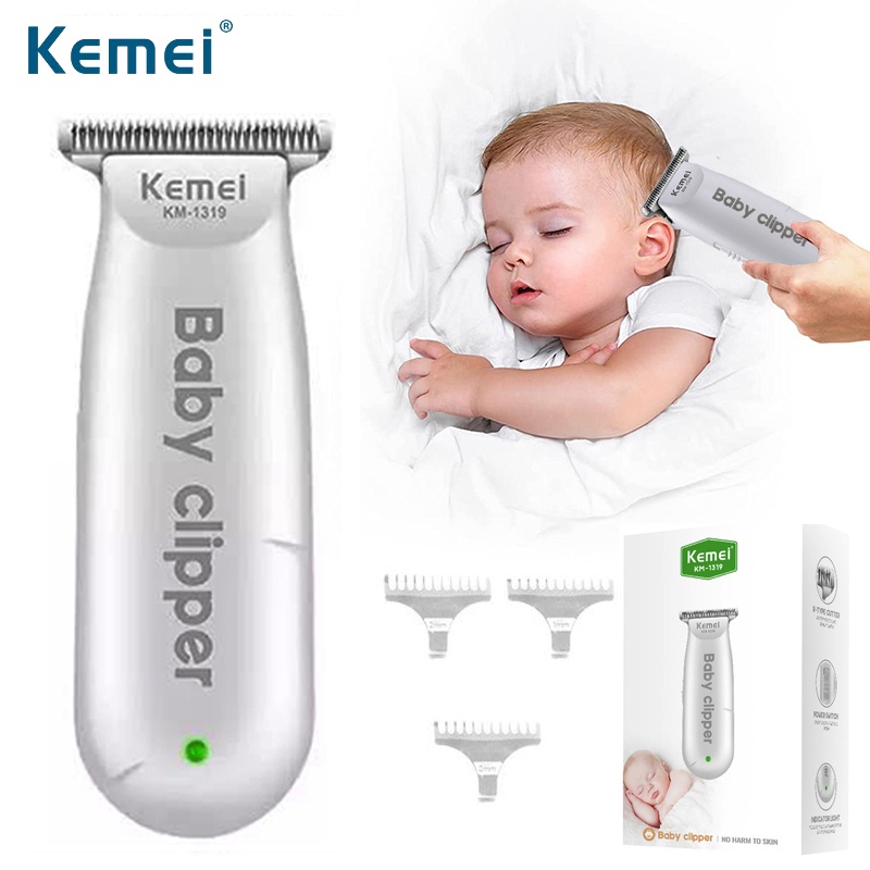 Jual Kemei KM1319 Baby Hair Trimmer Hair Clipper Baby Hair Cutting