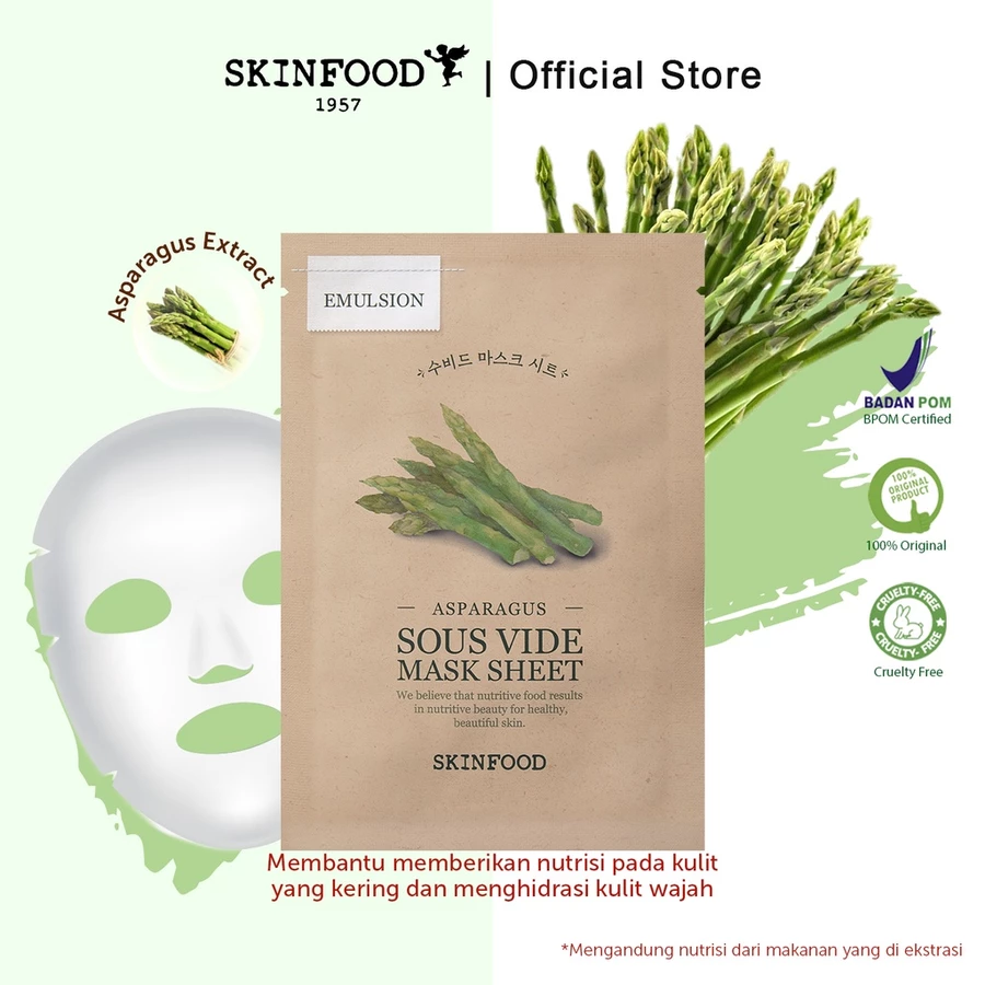 Asparagus Sous Vide Mask Sheet