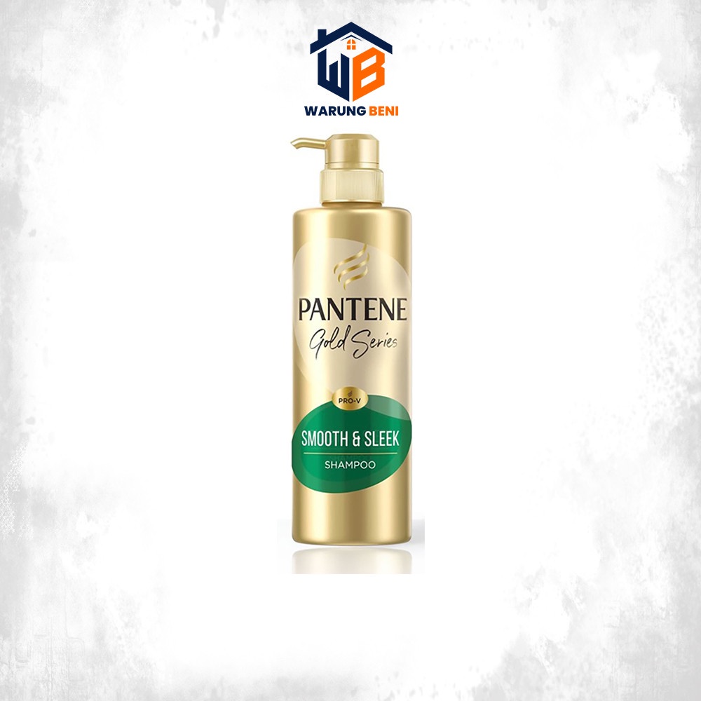 Jual Pantene Shampoo Gold Series Smooth And Sleek 450 Ml Shopee Indonesia