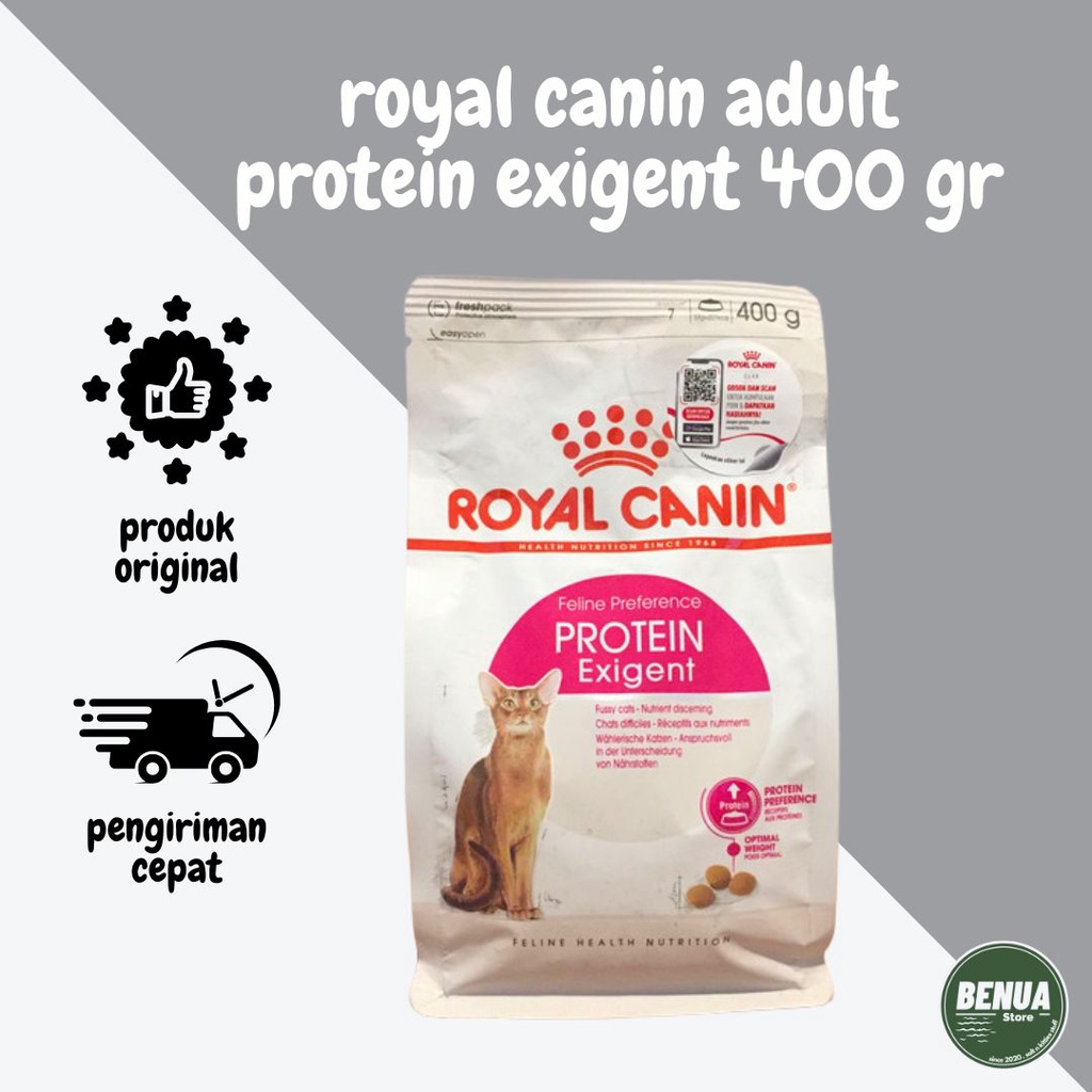 Jual Royal Canin 400 gr Exigent Protein Freshpack Makanan Kucing Dewasa ...