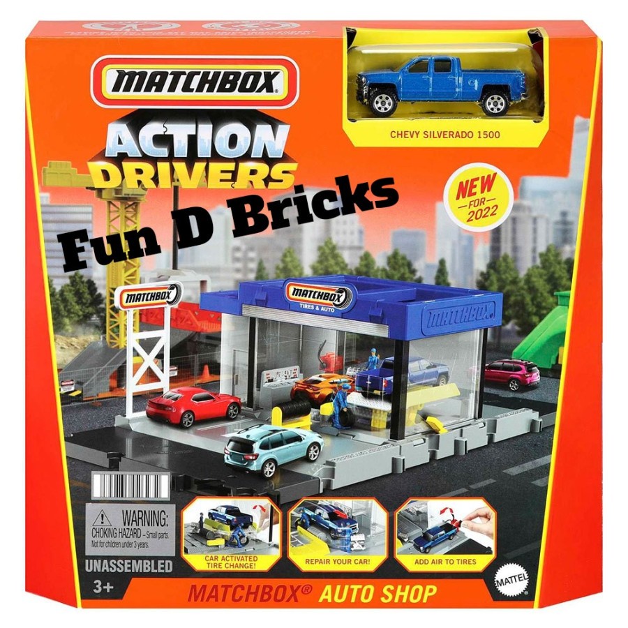 Jual Matchbox Action Drivers Auto Shop Diecast Playset | Shopee Indonesia