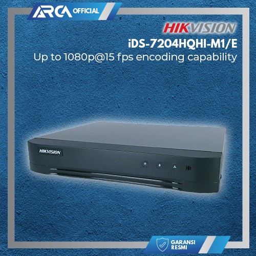 Jual DVR Hikvision IDS-7204HQHI-M1/E 4Channel Turbo Acusense | Shopee ...