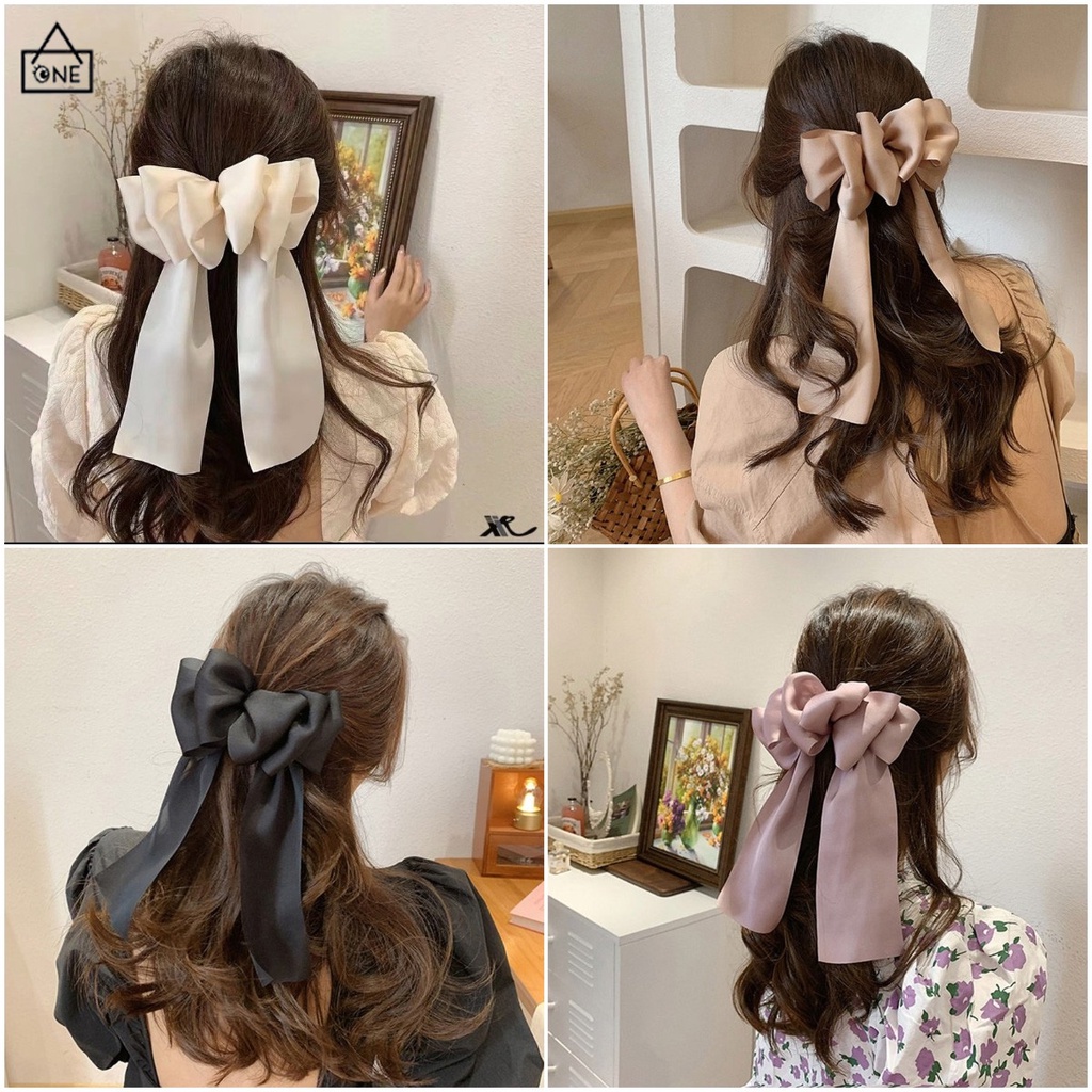 Jual COD ️Jepit Rambut Pita Besar Kupu Wanita Korea Jepitan Benang ...