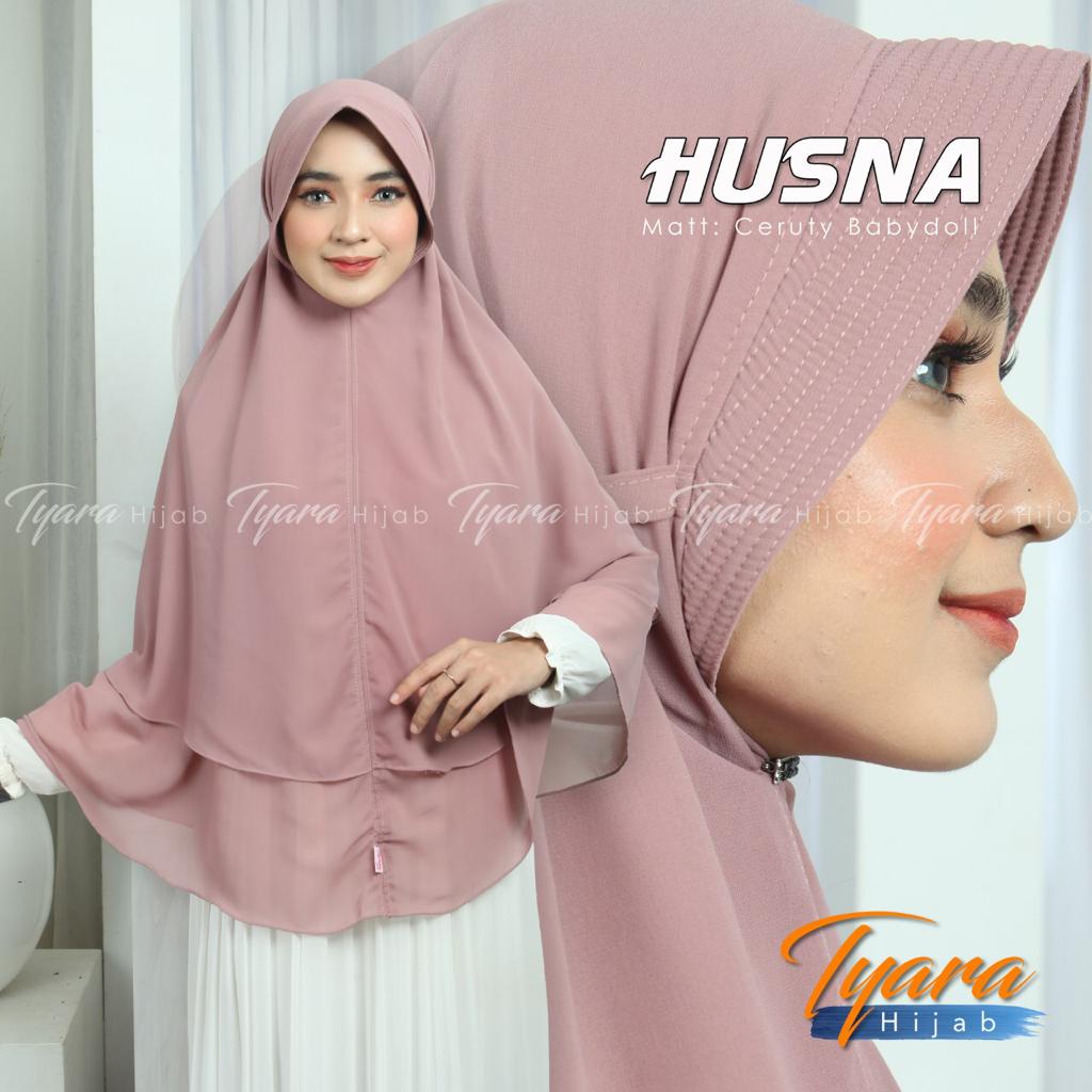 Jual Jilbab Syari Khimar Husna Jumbo Ori Tyara Hijab By Qoid Shopee Indonesia 6476