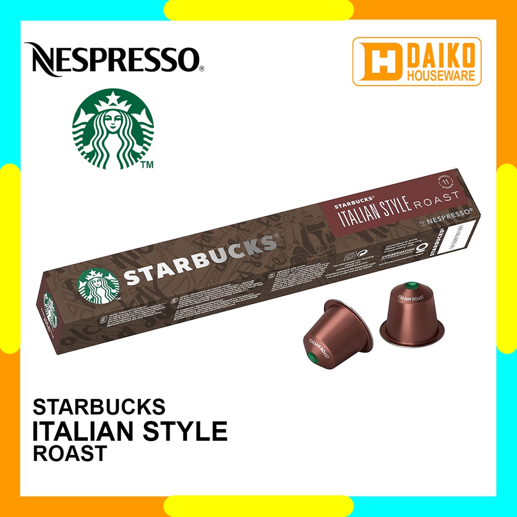 Jual Starbucks Capsule By Nespresso Italian Style Roast Capsules ...