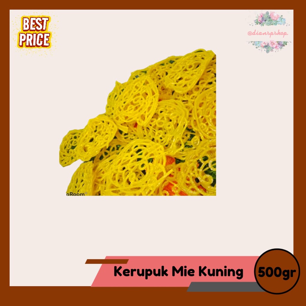 Jual Kerupuk Mie Kuning Mentah Gr Shopee Indonesia