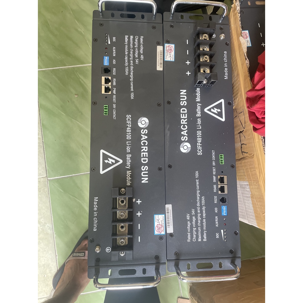 Jual Battery Solar Panel Surya Lifepo4 48V 100Ah SacredSun SCIFP48100