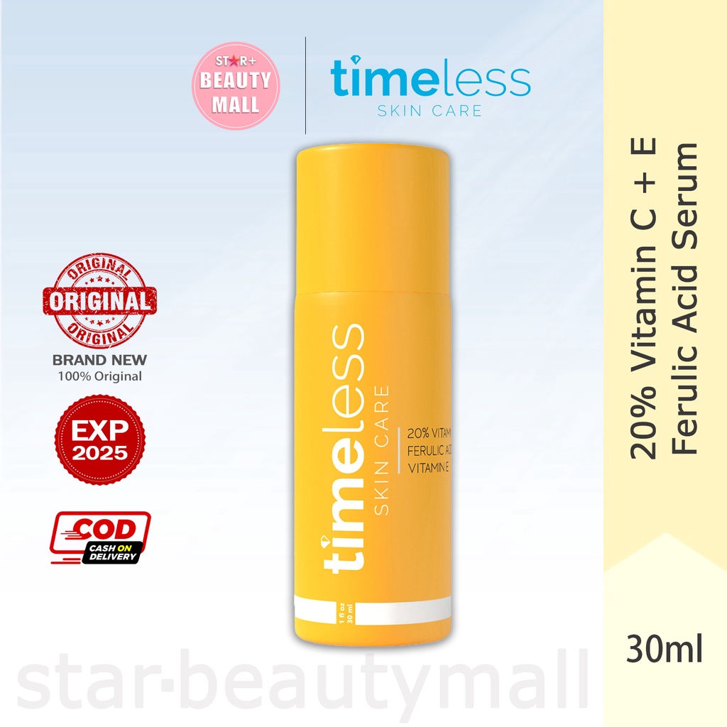 Jual Timeless Vitamin C Serum 20 Vitamin C E Ferulic Acid 30ml