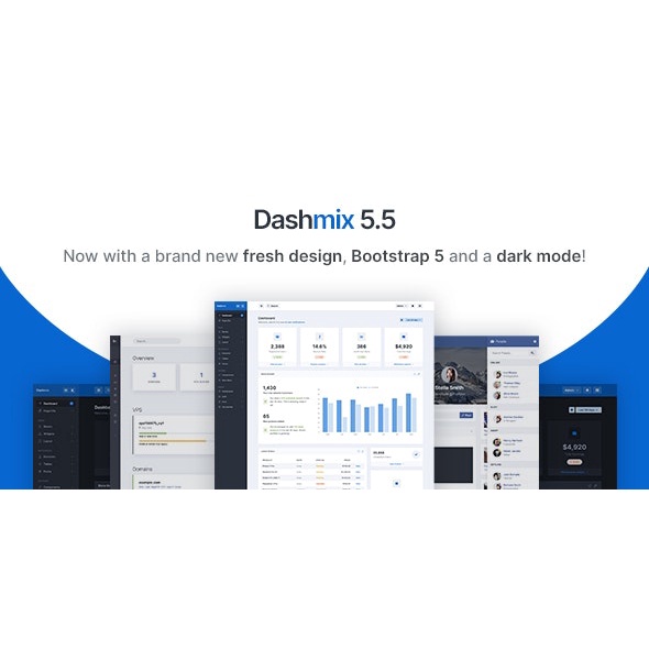 Jual Dashmix - Bootstrap 5 Admin Dashboard Template & Laravel 9 Starter ...
