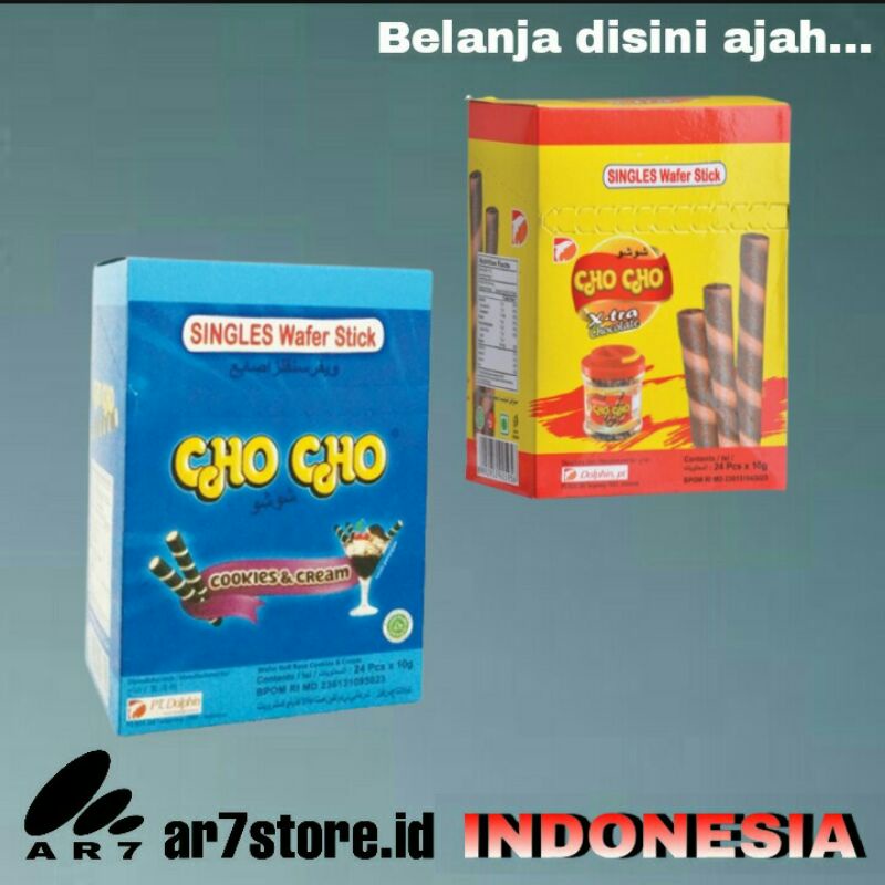 Jual CHO CHO SINGLES wafer stick isi 24 pcs | Shopee Indonesia
