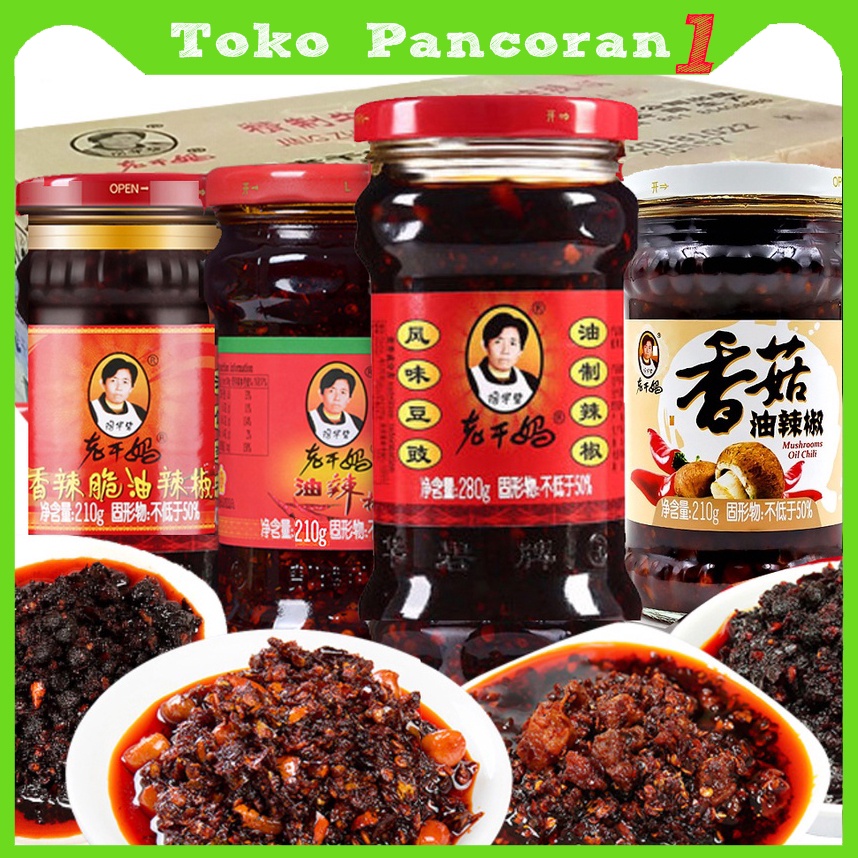 Jual Lao Gan Ma Black Beans Chili Oil/Spicy Crispy/Hot Chili Sauce