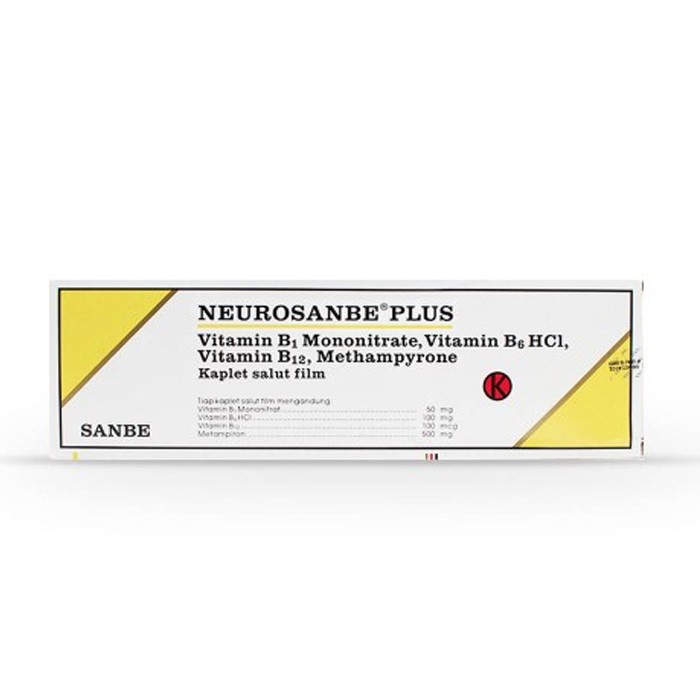 Jual NEUROSANBE PLUS 1 STRIP ISI 10 TABLET/VITAMIN B/VITAMIN SYARAF ...