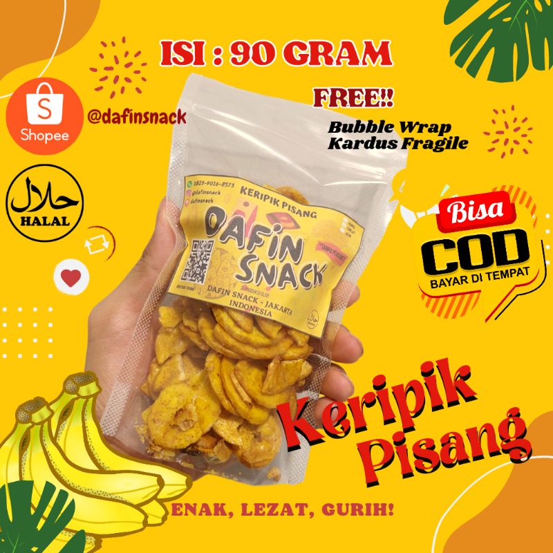 Jual Keripik Pisang Kemasan Standing Pouch Gurih Lezat Shopee Indonesia