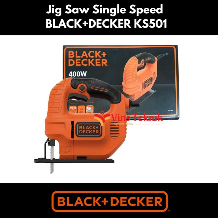 Jual Mesin Gergaji Jig Saw Single Speed Jigsaw Ks Black Decker Ks