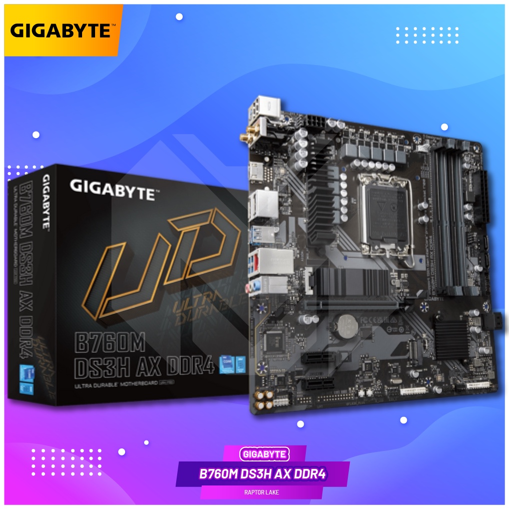 Jual Gigabyte B760M DS3H Intel LGA1700 B760 DDR4 Motherboard Shopee