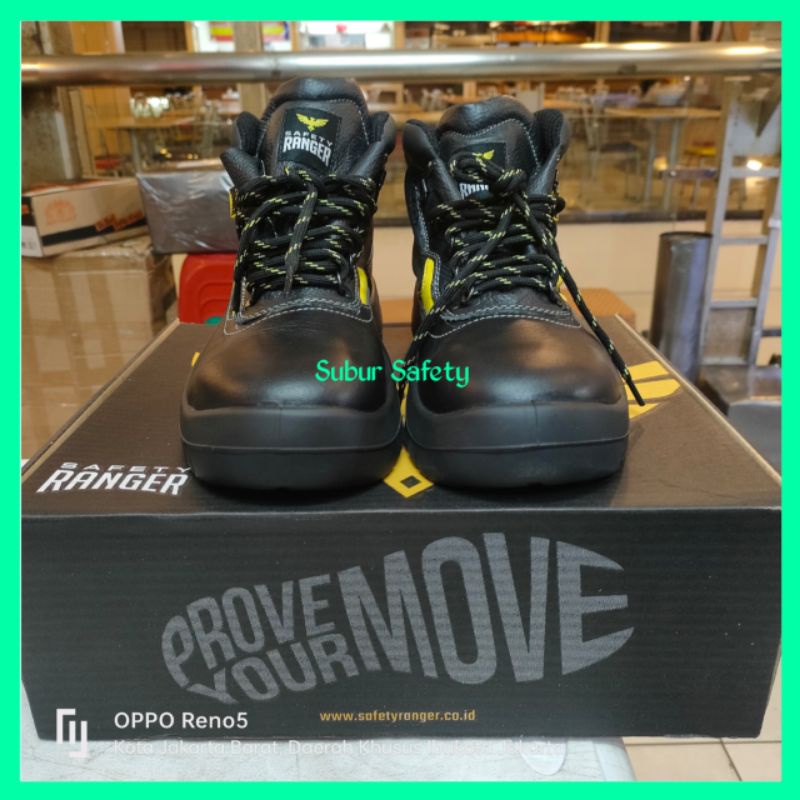 Jual Sepatu Safety Ranger Hanoman / SR07 / Safety Shoes Ranger | Shopee ...