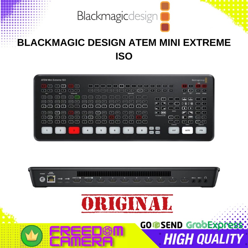 Jual Blackmagic Design ATEM Mini Extreme ISO - Mixer Live Streaming 8 ...